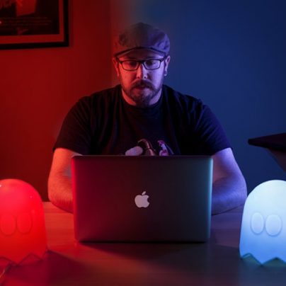 Remote Controlled Pac-Man Ghost Lamp