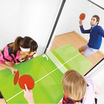 A Door That Doubles as a Ping-Pong Table