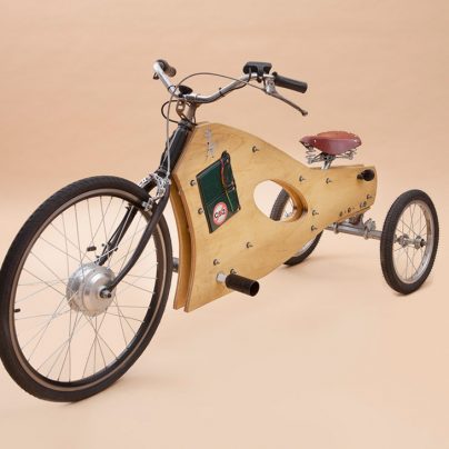 An Electric Tricycle With a Retro Touch