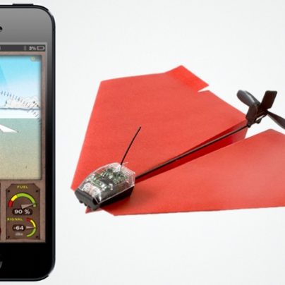 Smartphone Controlled Paper Airplane