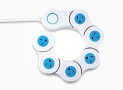 A Power Strip That Will Hold Large Adapters In Every Outlet