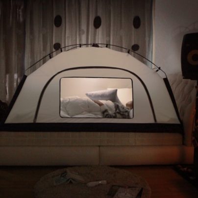 A Tent In Your House To Help Fight The Cold? Not As Crazy As You Think.