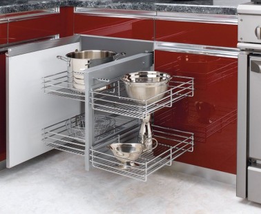 Rev-A-Shelf Cabinet Organizers Let You Reach Everything in Your Corner Cabinets!