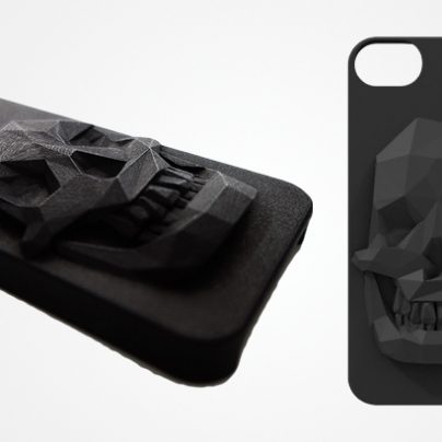 3D Printed Skull iPhone Case