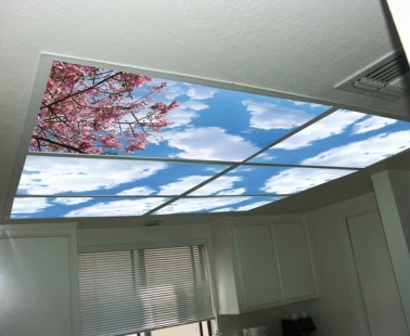 Skypanels Turn Your Ceiling Light Panels Into An Image Of The Sky