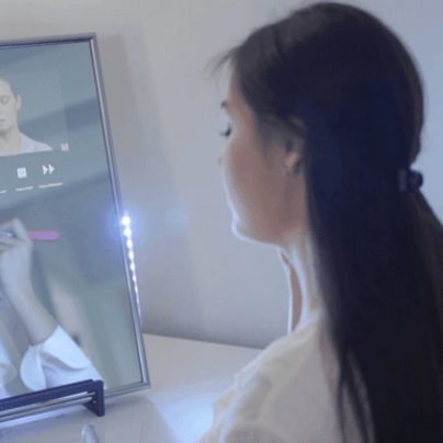 Smart Mirror Turns Your Bathroom into a Smartphone