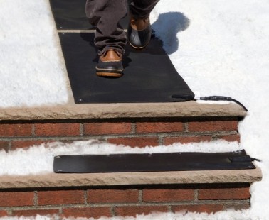 Snow-Melting Stair and Walkway Mats