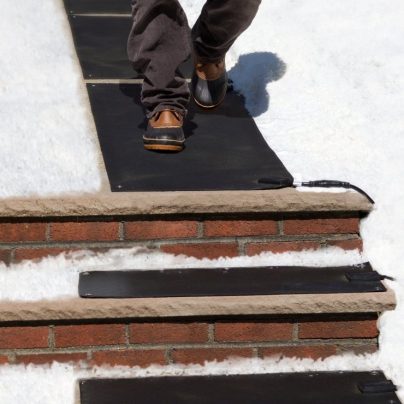 Snow-Melting Stair and Walkway Mats