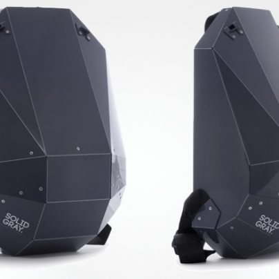 Solid Gray – A Crustacean-Inspired Hardshell Backpack