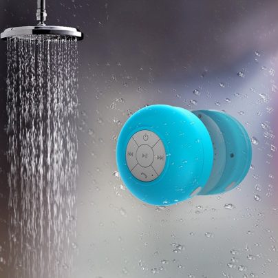 Take the Drag Out of Your Morning Shower with This Bluetooth Speaker