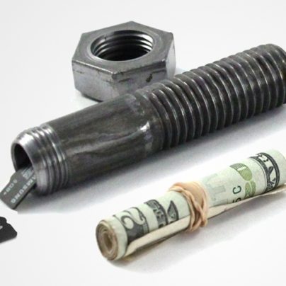 The Hollow Spy Bolt – A Clever Hiding Place For Your Small Valuables
