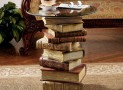 Stack of Books End Table