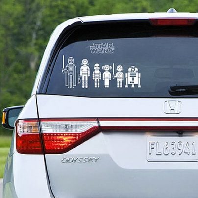 Star Wars Characters Car Decals