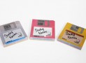 These Floppy Disk Sticky Notes Are A Throwback To The 90s