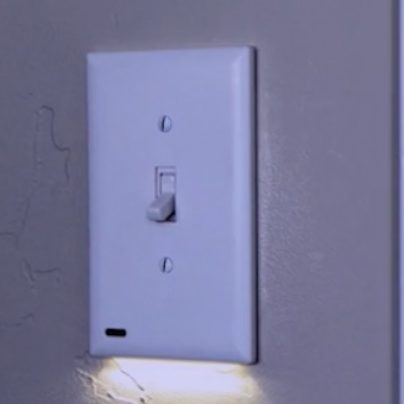 The SnapPower SwitchLight Turns Your Light Switch Into A Nightlight