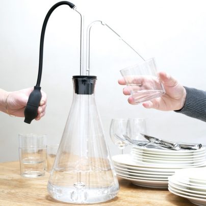 Table Tap – Laboratory Inspired Glass Water Carafe