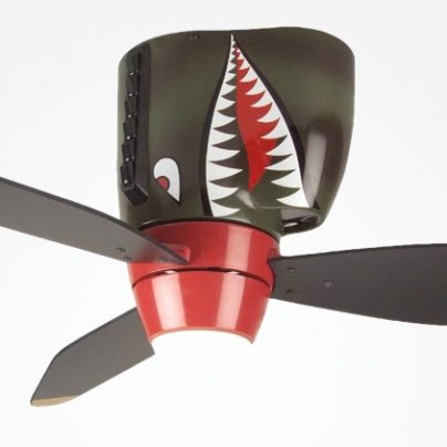 Tiger Shark Warplane Ceiling Fan