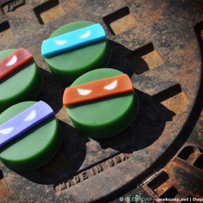 TMNT Inspired Pizza Scented Soaps