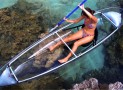A Transparent Canoe To Let You Enjoy The Underwater World