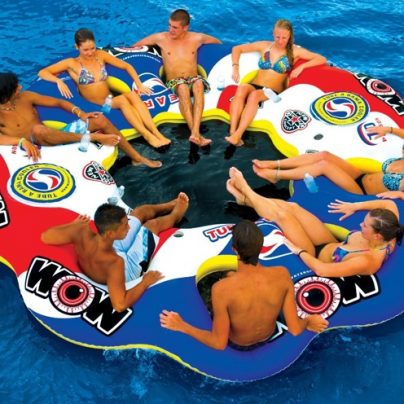 Tube-A-Rama – A Huge Inflatable 8-Person Island