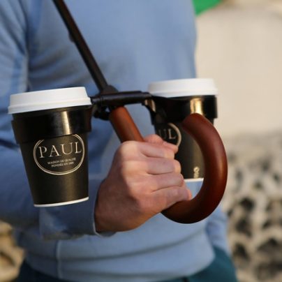 Self-Balancing Drink Holder For Umbrellas