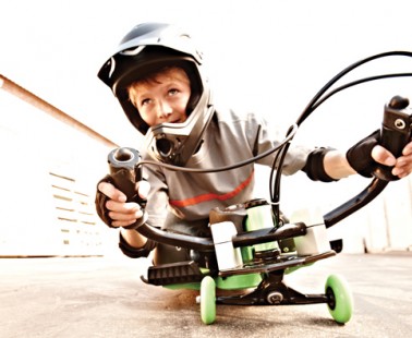 Part Motorcycle, Part Skateboard – The Urban Shredder by Hot Wheels