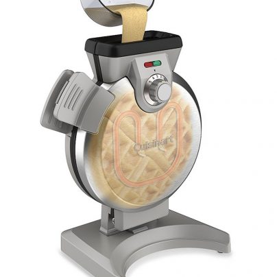 The Cuisinart Vertical Waffle Maker Lets You Pour Batter Through a Spout and Make Perfect Waffles