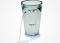 Want / Need Glass by Alesina Design