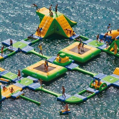 The Ultimate Inflatable Floating Waterpark