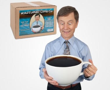 The World’s Largest Coffee Cup Should Keep You Awake