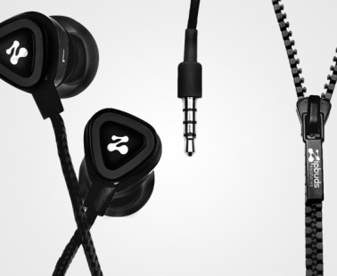 Zipbuds – Tangle-Free Zippered Earphones